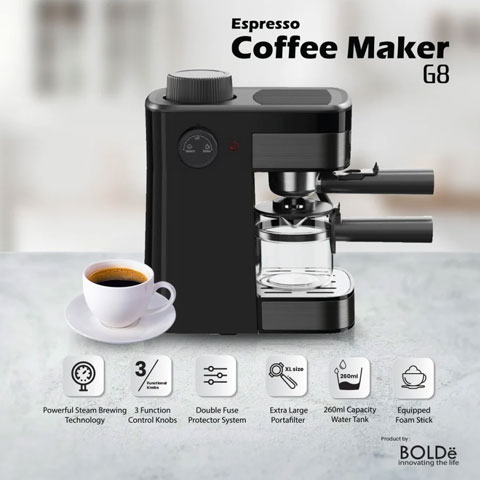 Bolde Expresso Coffee Maker G8 - Hijau